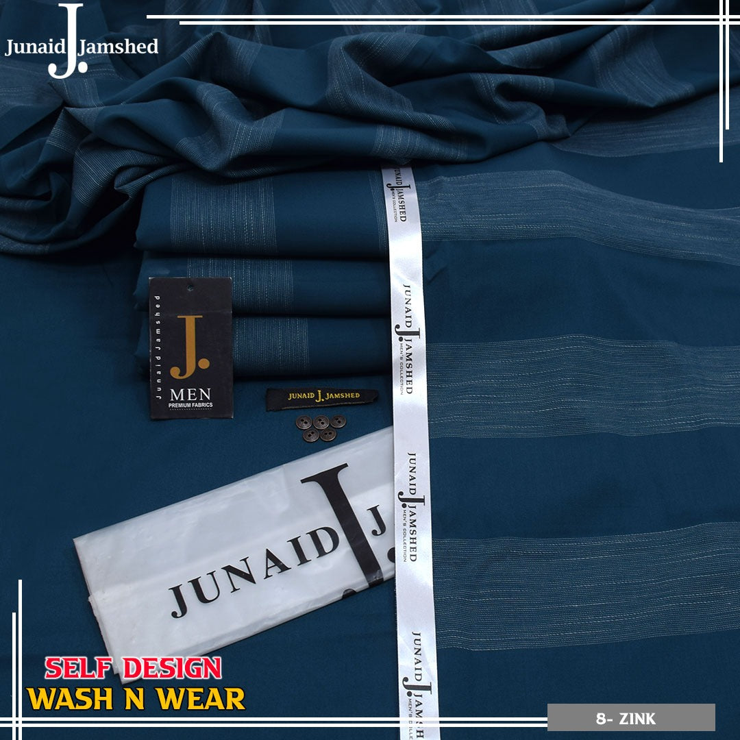 Self Design Wash & Wear Unstitched Fabric JW 106