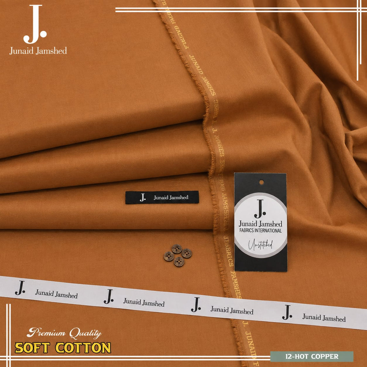 Soft Cotton Unstitched Fabric JW 326