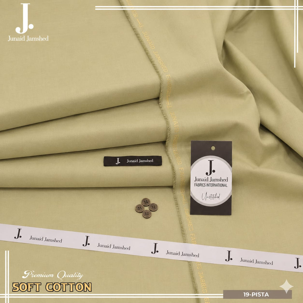 Soft Cotton Unstitched Fabric JW 324