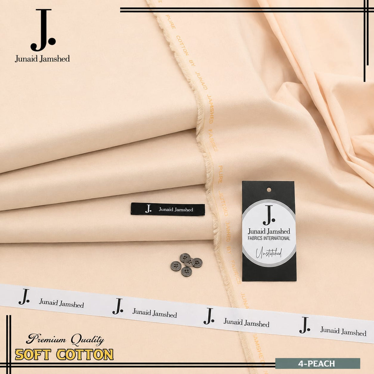 Soft Cotton Unstitched Fabric JW 327